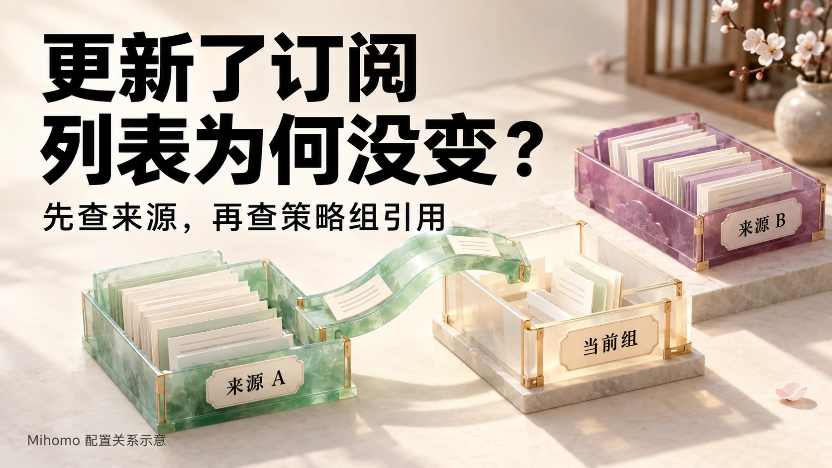 Clash订阅更新了列表却没变：代理集合、策略组引用与显示名称核对的原创封面